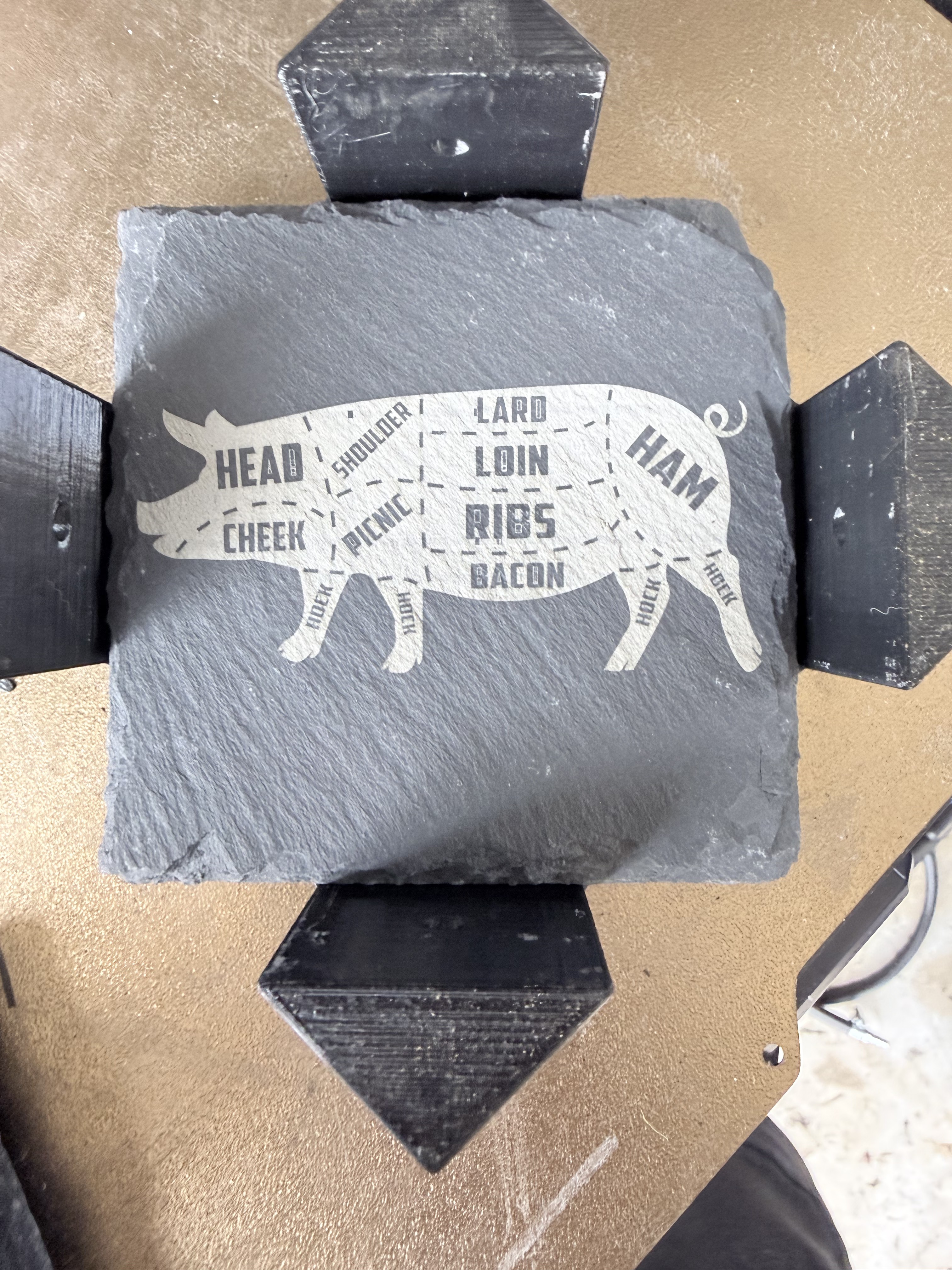 Pork Cuts Coaster